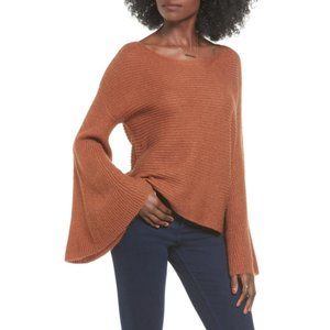 BP. | Burnt Orange Bell Sleeve Sweater
